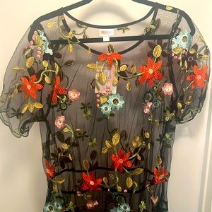 Floral Lace Maxi Dress by Lularoe Deanne II